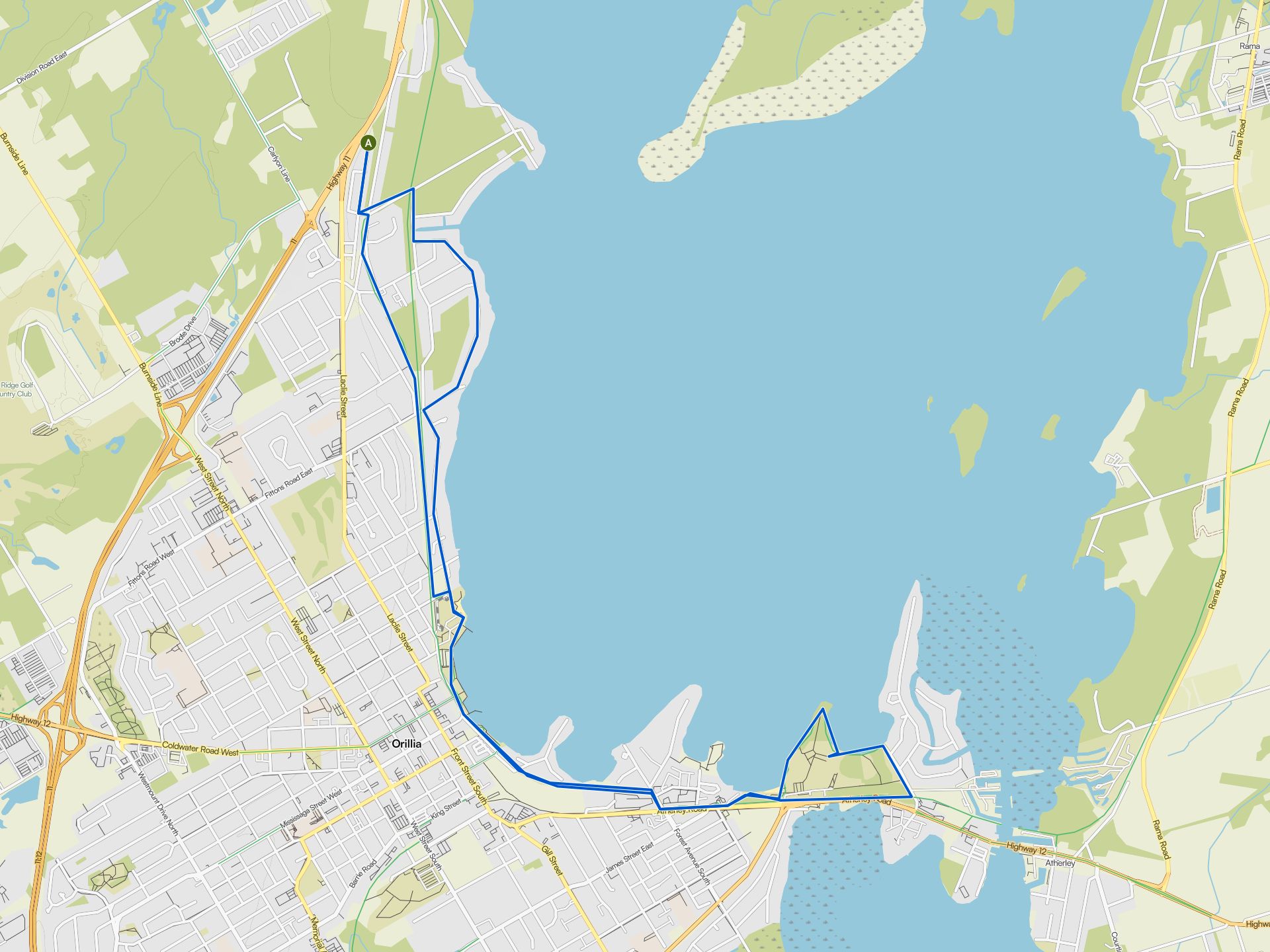 The best cycling routes around Lake Simcoe | Komoot